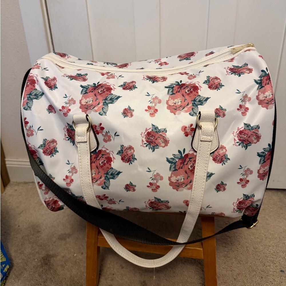 Juicy Couture Limited Edition Floral Extra Large Weekender Travel Gym Duffel Bag - Picture 8 of 11